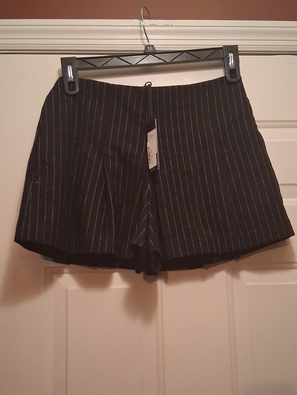 Rebecca Minkoff Black With White Stripe Skorts